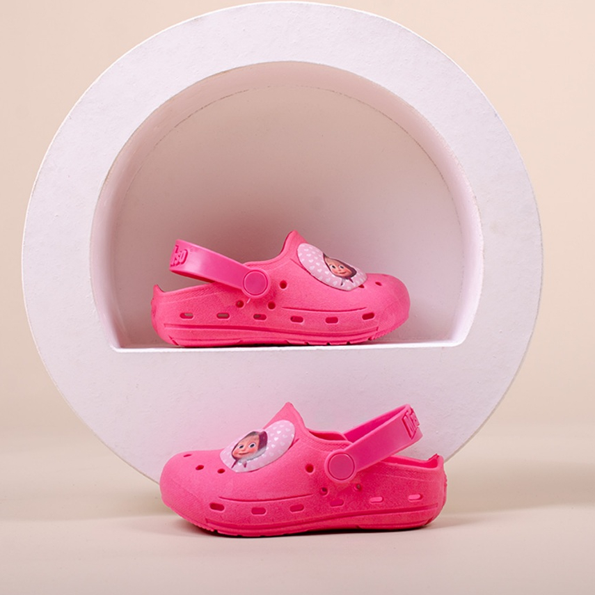 Sandália Injetada Menina Infantil Pé com Pé Masha Pink/Pink em Oferta na Shopee
