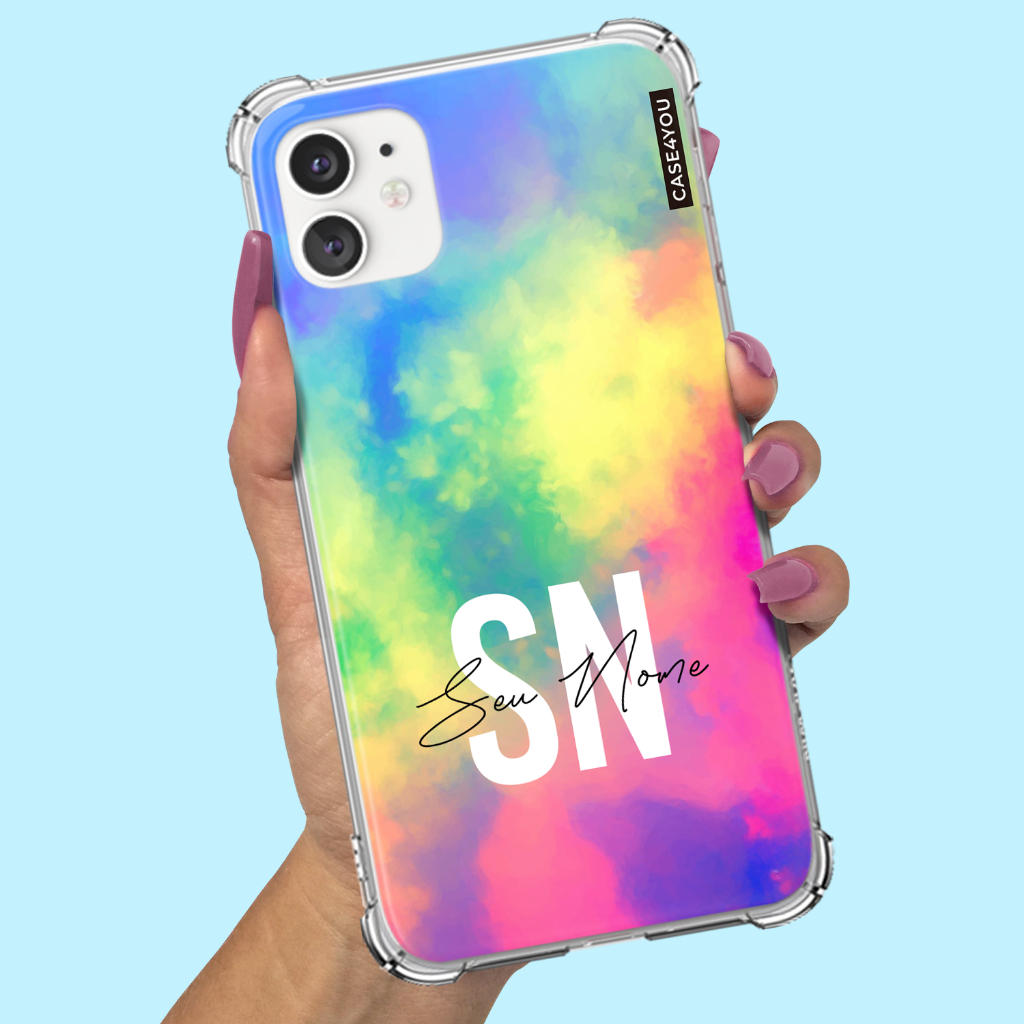 Capa Capinha p Samsung Galaxy A20 A20s A21s A22 A23 A24 A25 A26 A30 A30s A31 A32 A33 A34 A35 A36 Personalizada Tie-Dye 1