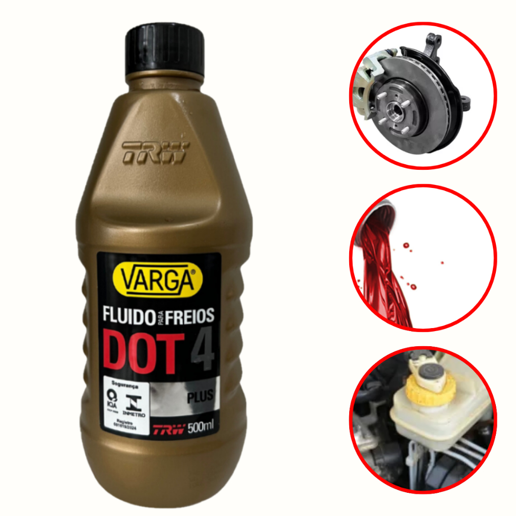 Fluido De Freio Varga Dot4 - 500 ML em Oferta na Shopee