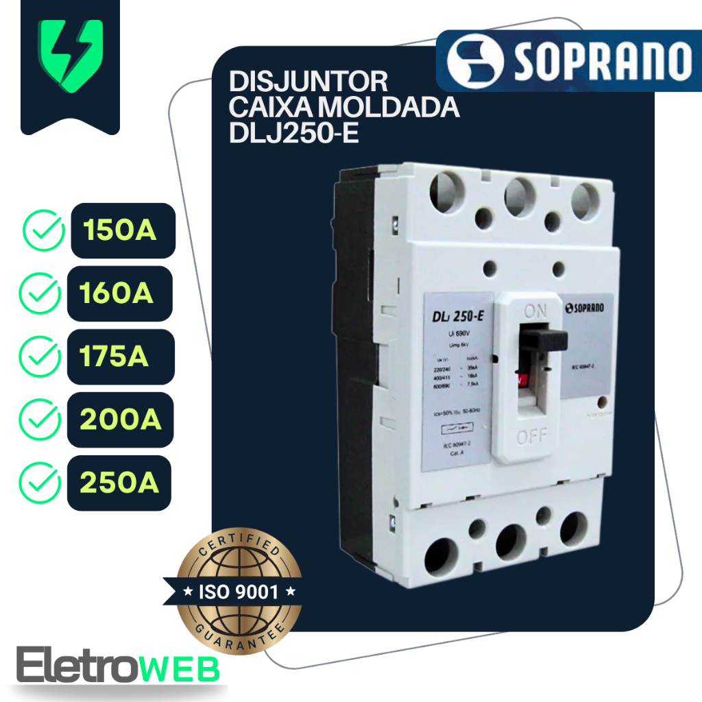 Disjuntor Soprano 200a: Onde Comprar | BuscaProdutos
