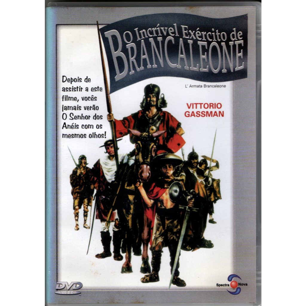DVD - O Incrível exército de Brancaleone - Mario Monicelli