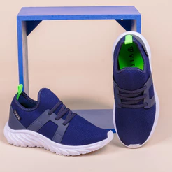 Tenis Infantil Menino Vitz Estilo Moderno Conforto Respiravel Praticidade no Calce Lançamento