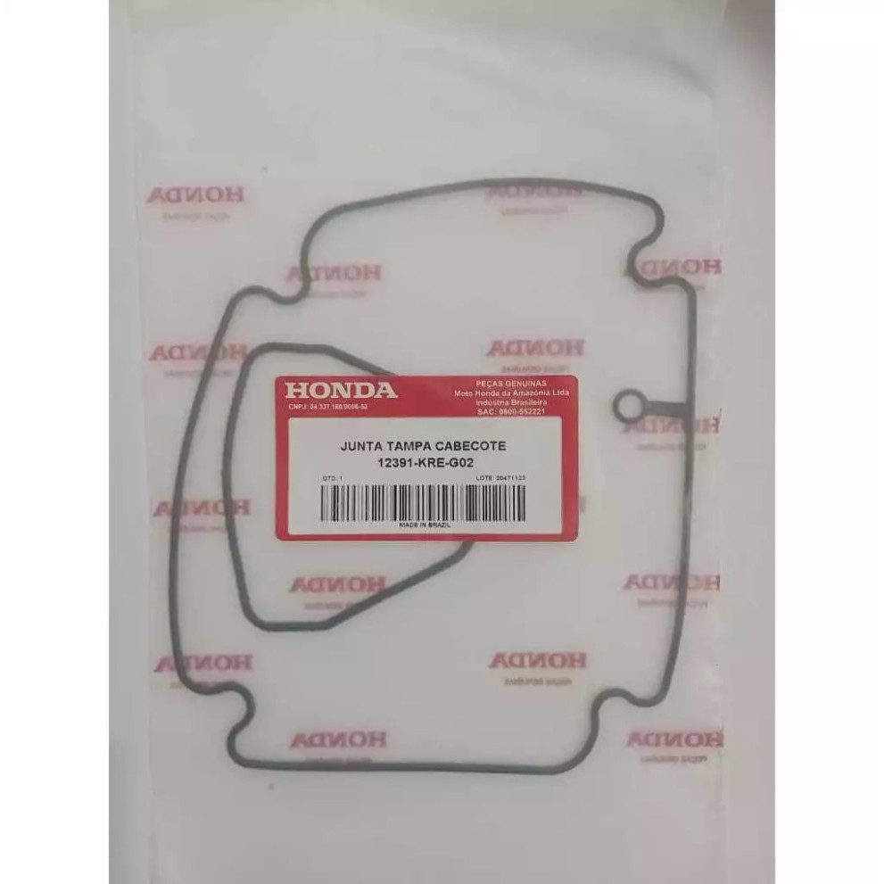 Junta Guarnição Tampa Válvula Cg160 Bros160 Xre 190 Honda em Oferta na Shopee