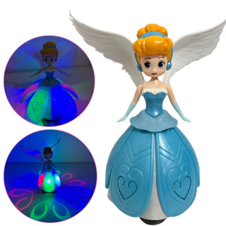 Princesa Dançarina Com Luz e Música Gira Brilha e Canta Brinquedo Boneca Menina Fada em Oferta na Shopee