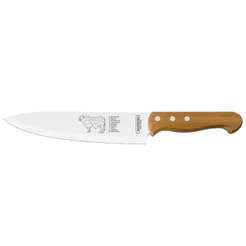 Faca Para Churrasco Inox Cabo Em Madeira Tramontina 8Pol