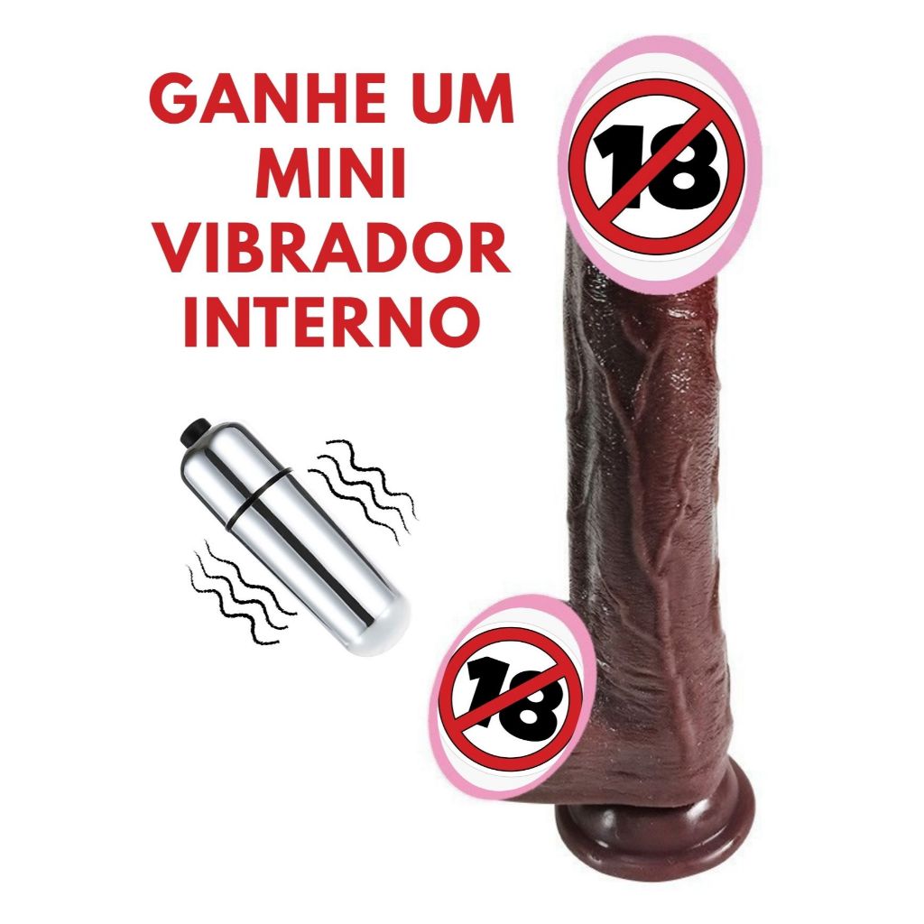 PROTESE PENIS SILICONE TEXTURIZADO COM VEIAS REALISTA PULSA E VIBRA MAIS DE 12 PULSAÇÃO COM VENTOSA PRAZER ABSOLUTO em Oferta na Shopee