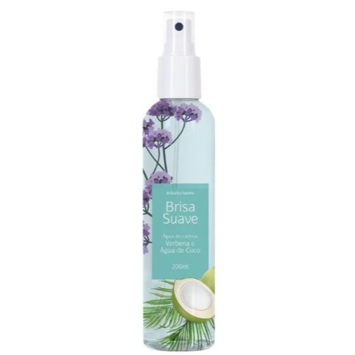 Brisa Suave Água  de Colônia Verbena e Água  de Coco  - 200ml Abelha Rainha