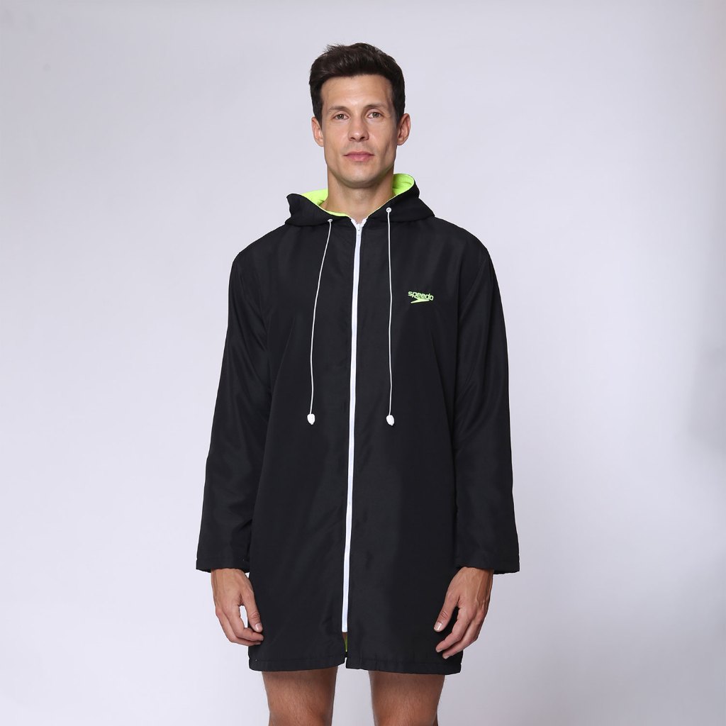 Roupão De Natação Adulto New Malta - PRETO AMARELO NEON - Sports & Outdoors