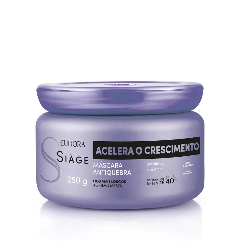 Máscara Capilar Acelera o Crescimento Siàge Eudora 250g