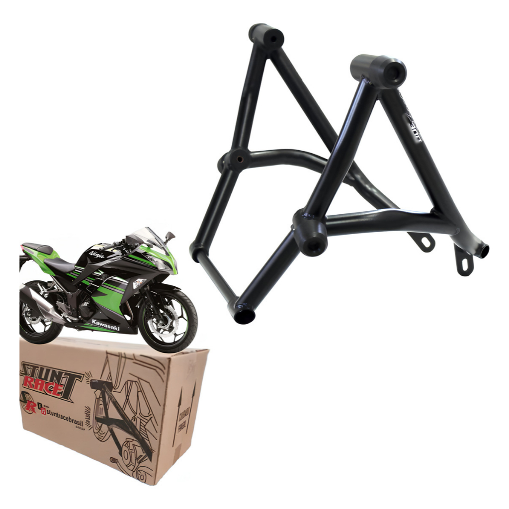 Protetor Motor Carenagem Slider Kawasaki Ninja 300 2013 Até 2018 Stunt Race Stunt Cage