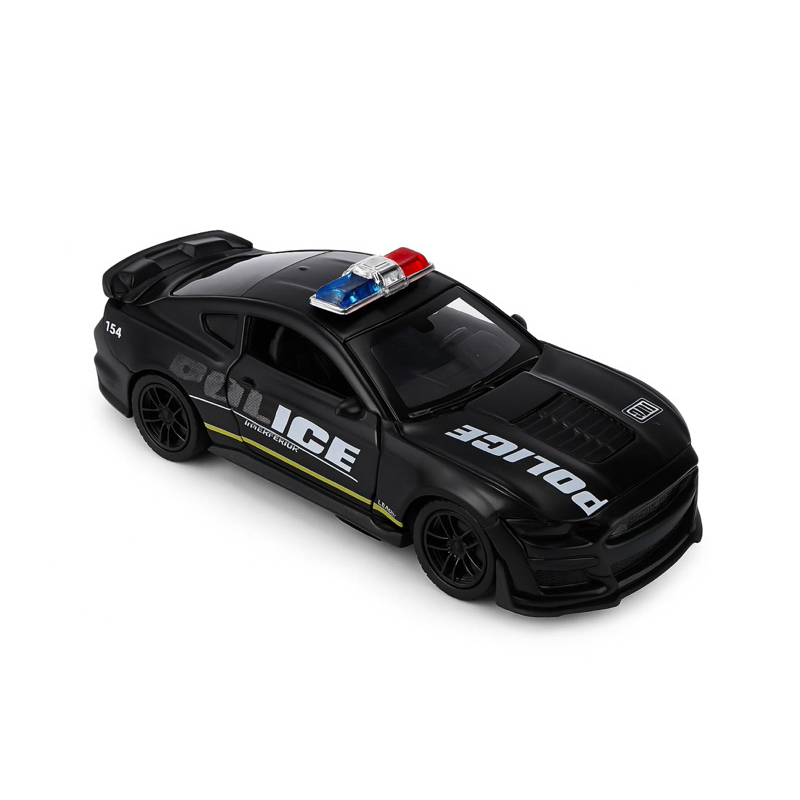 Miniatura Carro de Polícia Interceptor 12cm - Colecionável, Abre Portas Brinquedo para Crianças e Adultos