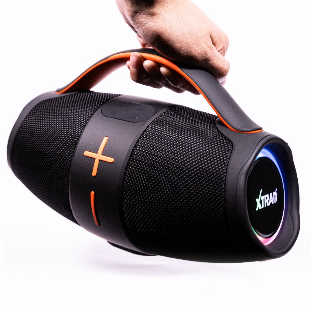 Caixa de Som Bluetooth 5.0 com Alça a Prova D'agua 2 Alto Falantes 3600mAh 40W