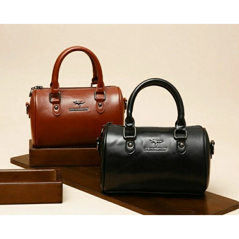 Linda bolsa de ombro feminina moda alta qualidade couro macio estilosa e elegante canguru