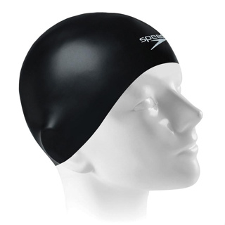 Touca de natação cabelos volumosos de silicone Ladies Cap  Speedo -  PRETO em Oferta na Shopee