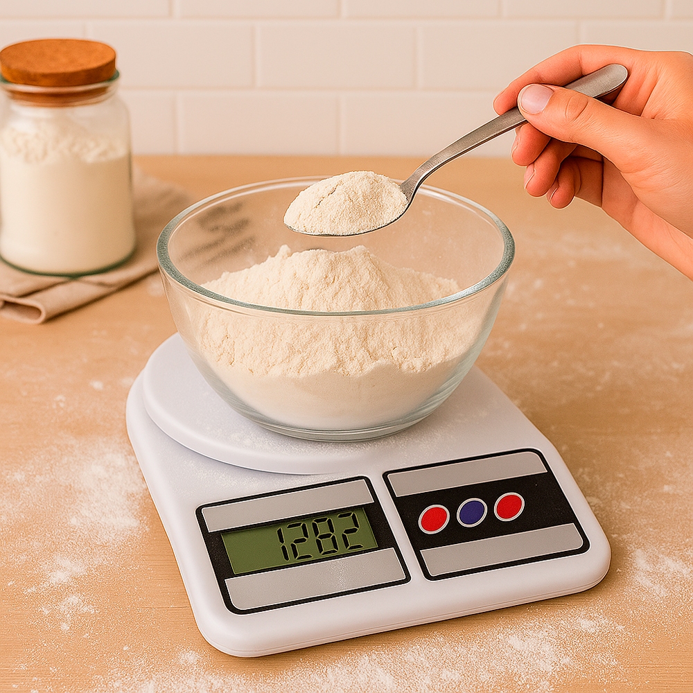 Balança Digital De Cozinha Com Precisão e Função Tarde de 1g a 10Kg em Oferta na Shopee