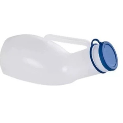 Coletor de Urina Urinol Papagaio 1,4L com Tampa cuidao com a saude em Oferta na Shopee