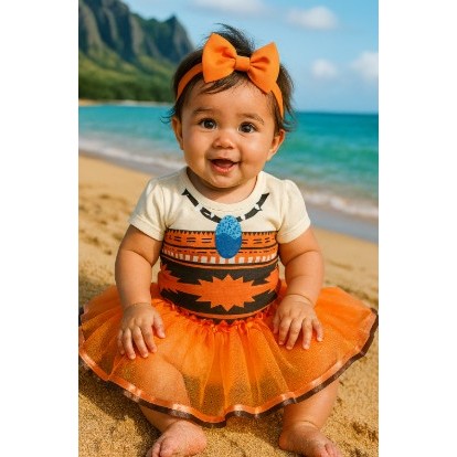 Body Temático Mesversario Moana Bory Bori Bory Bodi Fantasia Bebe Filme Moana Princesas em Oferta na Shopee