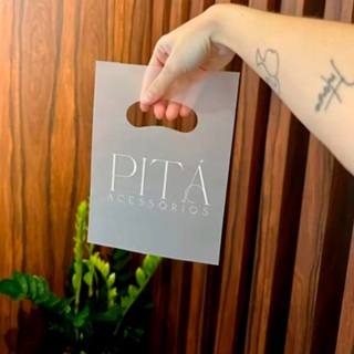 100 Sacola Plástica 16x22 personalizada com sua logo em Oferta na Shopee