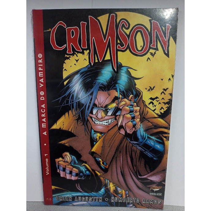 crimson a marca do vampiro humberto ramos quadrinho nacional raridade lacrado
