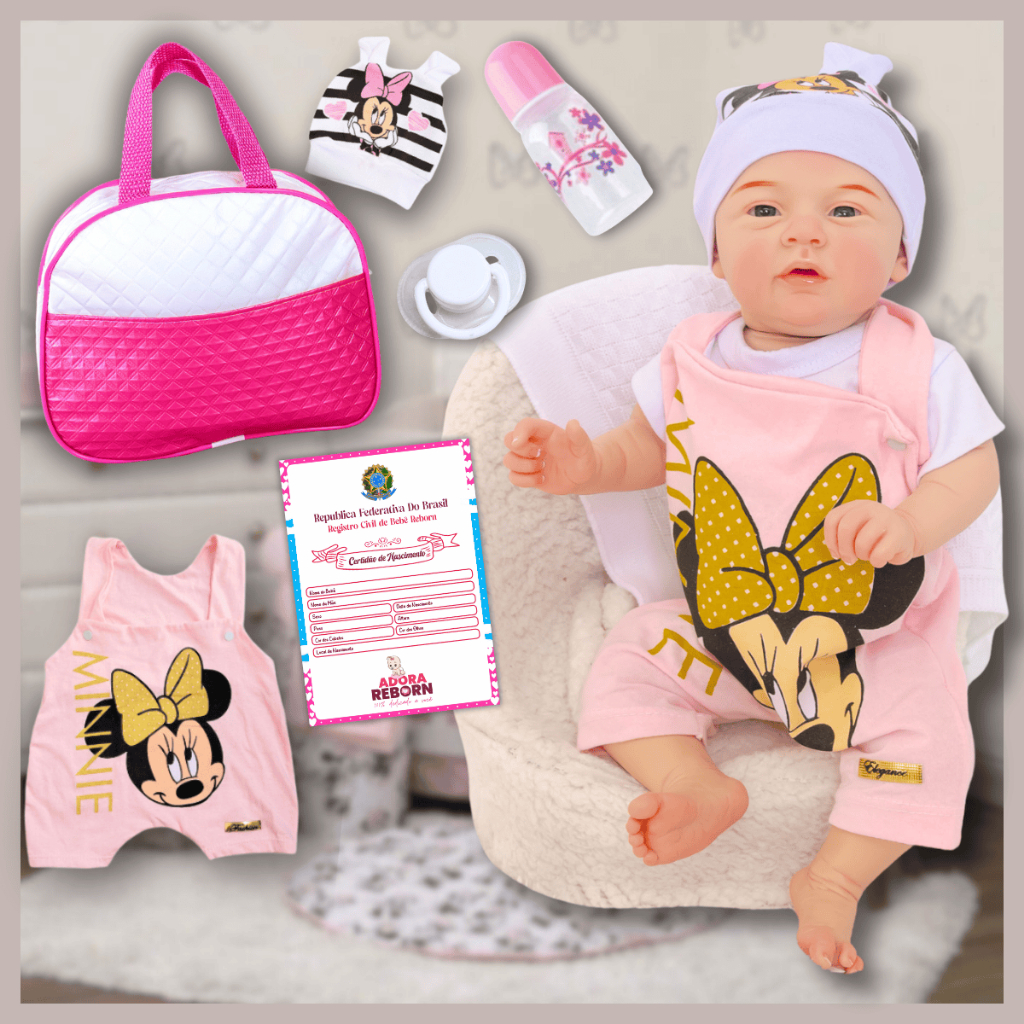 Bebê Reborn Boneca Realista Mary Menina Silicone Pode Dar Banho Original Envio Imediato - Mom & Baby