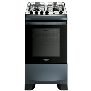 Fogão 4 Bocas Titanium com Mesa Inox Dako Supreme - Bivolt em Oferta na Shopee