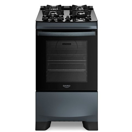 Fogão 4 Bocas Titanium com Painel Touch e Timer Digital Dako Supreme Timer Glass - Bivolt em Oferta na Shopee