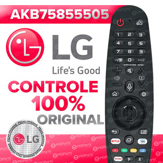 Controle Magic LG Original MR20GA Novo Garantia Função Mouse e Comando de Voz Remoto AKB75855501 AKB75855505