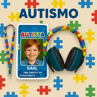 Abafador com crachá de PVC em Oferta na Shopee