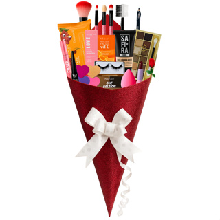 Buquê De Maquiagem Completo kit lindo presente mulher em Oferta na Shopee