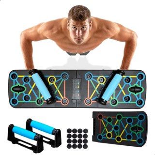 Prancha de Apoio para Flexões de Braços com Alças Removíveis Treino Tríceps Peito Costas em Oferta na Shopee