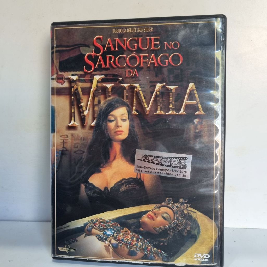 DVD Original - Sangue No Sarcófago da Múmia