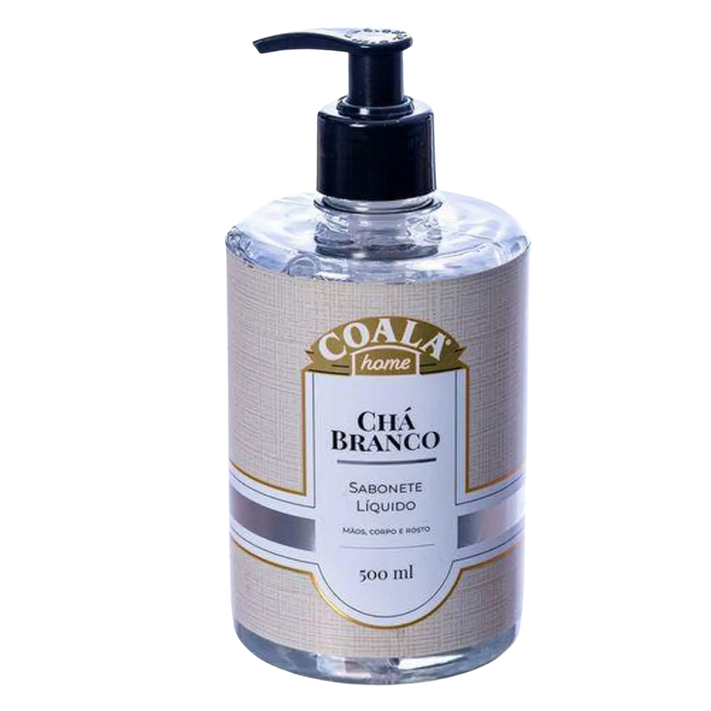 Sabonete Líquido Coala Chá Branco 500ml - Limpeza Suave e Perfumada