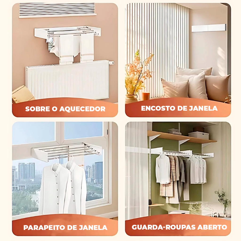 Varal Cabideiro Dobrável: Onde Comprar | BuscaProdutos