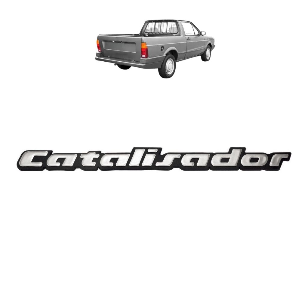 Emblema Letreiro CATALIZADOR Carros Volkswagen 1991 a 1994