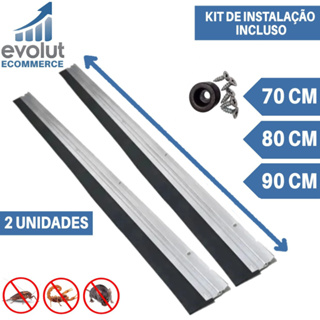 Rodos Vedantes Veda Porta Alumínio Reforçado com EVA Anti Poeira Insetos 70cm 80cm 90cm Protetor em Oferta na Shopee
