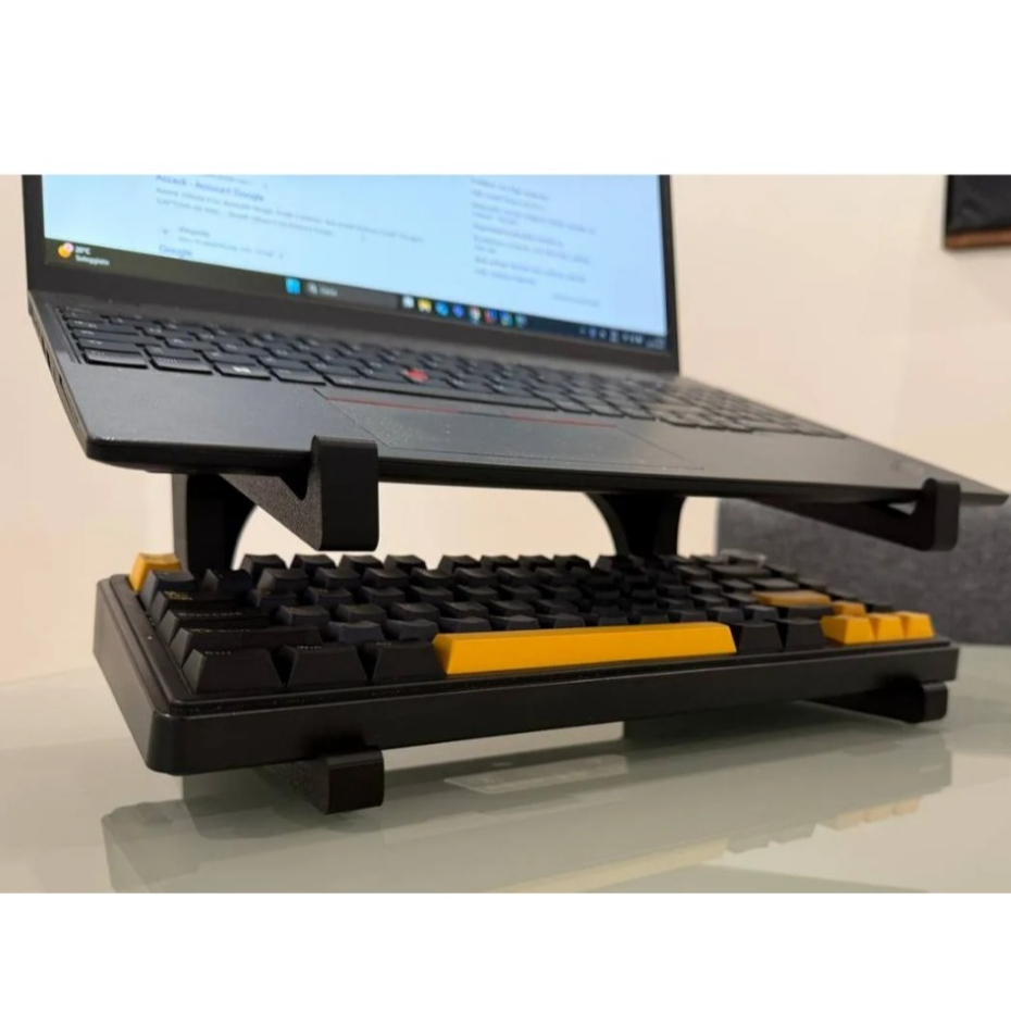 Suporte Notebook 3D Ergonômico PLA Portátil Ventilado Mesa Home Office
