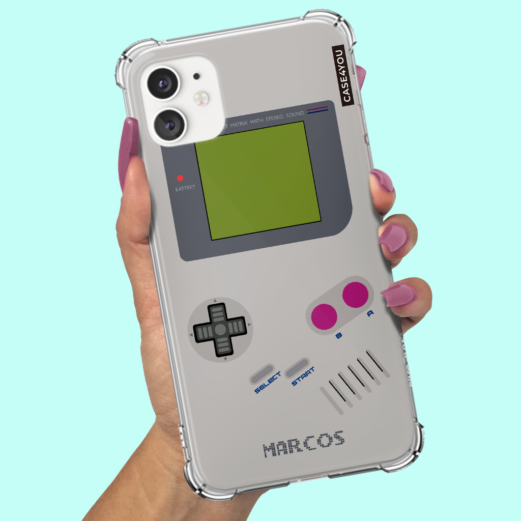 Capa Capinha para Samsung Galaxy S20 S21 S22 S23 S24 S25 FE PLUS ULTRA Anti-impacto Personalizada Gameboy Nintendo