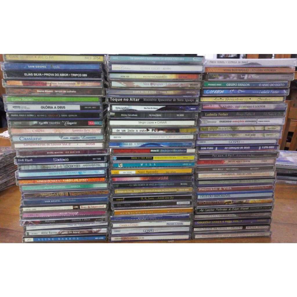 Cds Gospel - Louvor- Cristão - Evangélico - Hino- Deus -Alne cassiane G3 shirley eliana eyshila crivella rr soares Pg jj