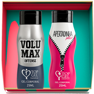 Sex shop Kit 2 Géis casal volumao apertadinha sexy shop Produtos eróticos gel lubrificante intimo max sexual em Oferta na Shopee