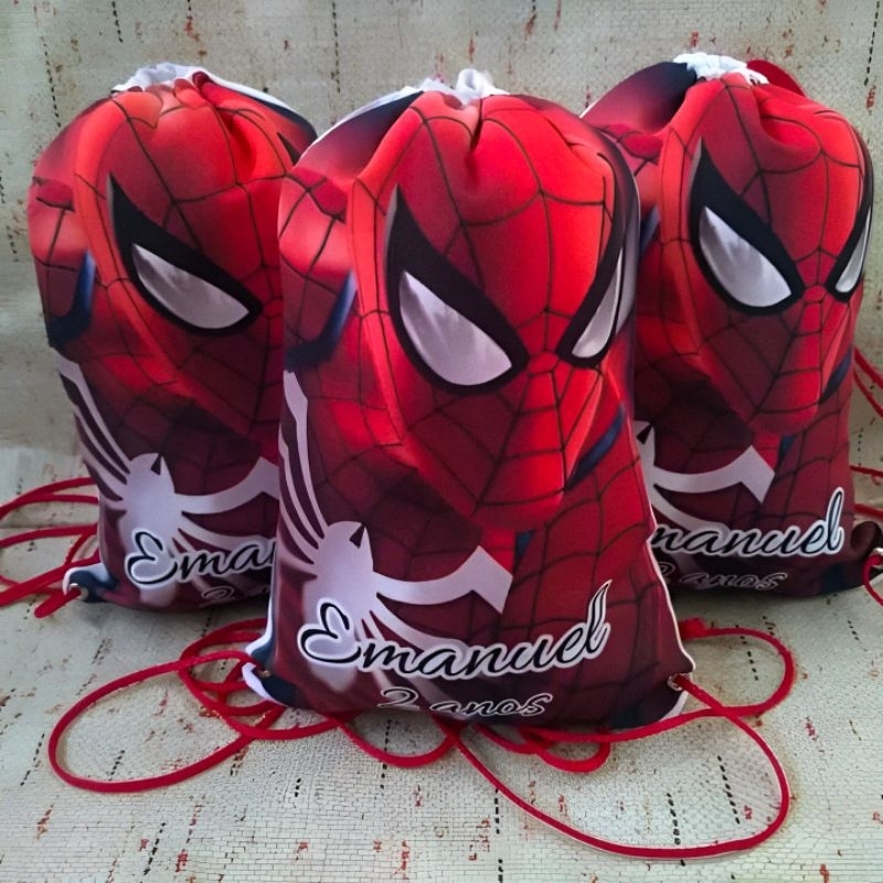 Mochilinhas Personalizadas - Qualquer Tema - Sacochila - Bolsa para Doces - Festa - Lembrancinha