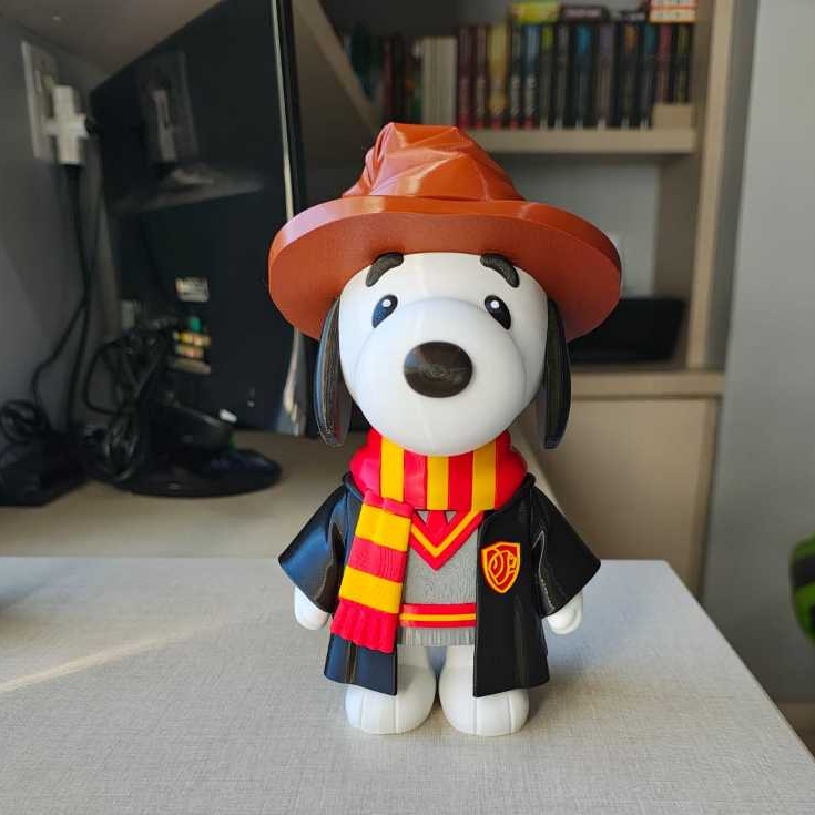 Snoopy Tematico HP - Snoopy Grifinória - Impressão 3D