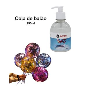 Cola Para Balão 250ml Gel Confete Bubble Bolha Flutua Silicone Paulista Hi float em Oferta na Shopee