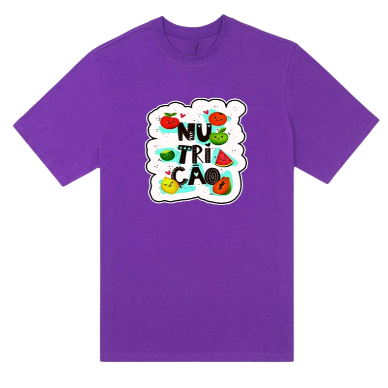 Camisa Camiseta Básica Nutrição Unissex