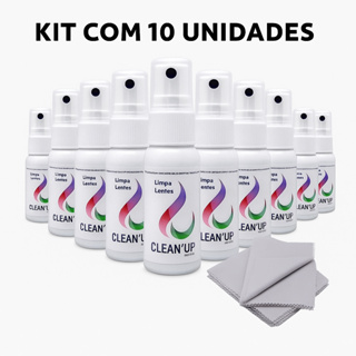 Kit 10 Limpa Óculos Celular Limpa Lentes com 10 Flanelas Limpa Tela Tv Celular Notebook - Majestic em Oferta na Shopee