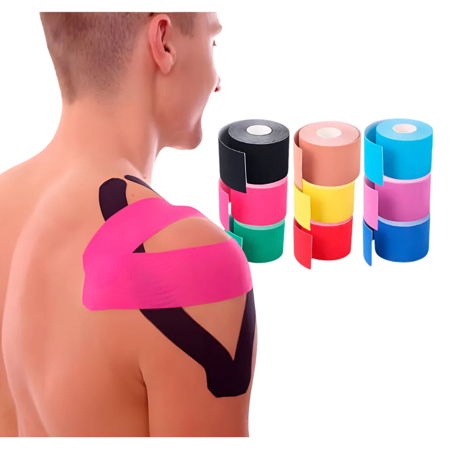 Bandagem Fita Kinesio Tape Elástica Funcional 5cm X 5mt em Oferta na Shopee