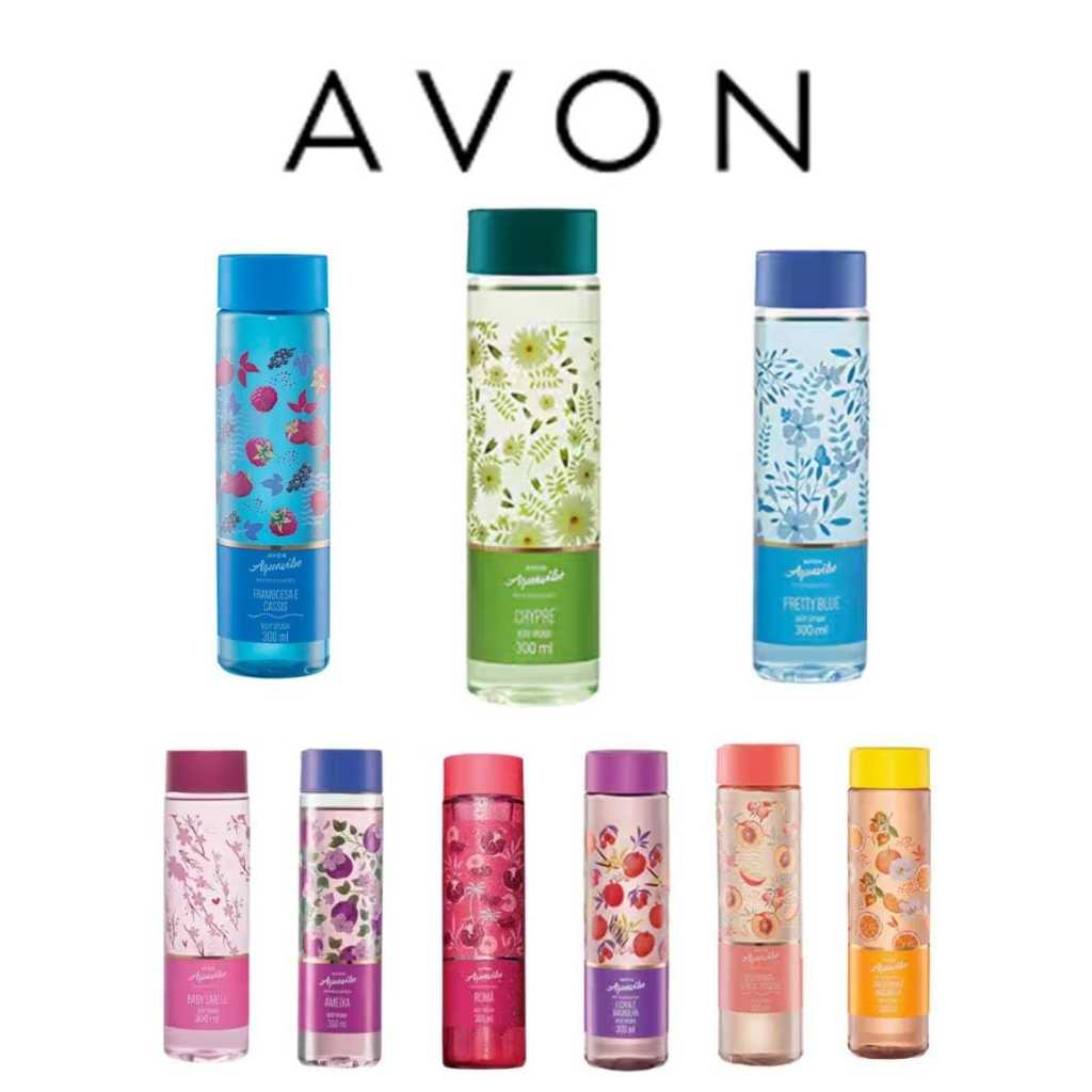 Avon Perfume Body Splash Aquavibe 300ml (Original) em Oferta na Shopee