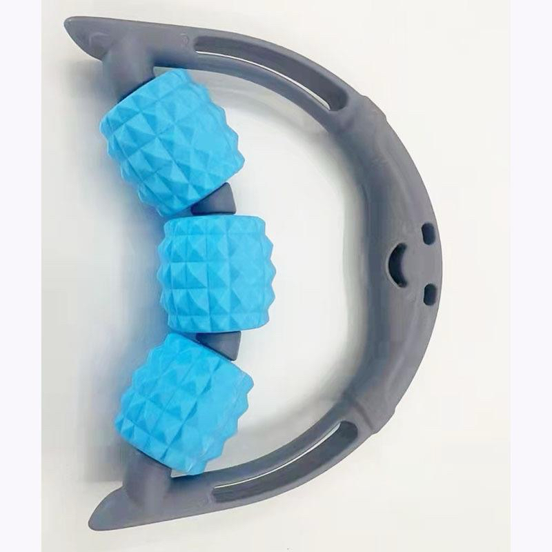 Massageador de Pescoço Manual, Dispositivo de Massagem Multifuncional para Casa, Rolo de Massagem para Ombros e Pescoço