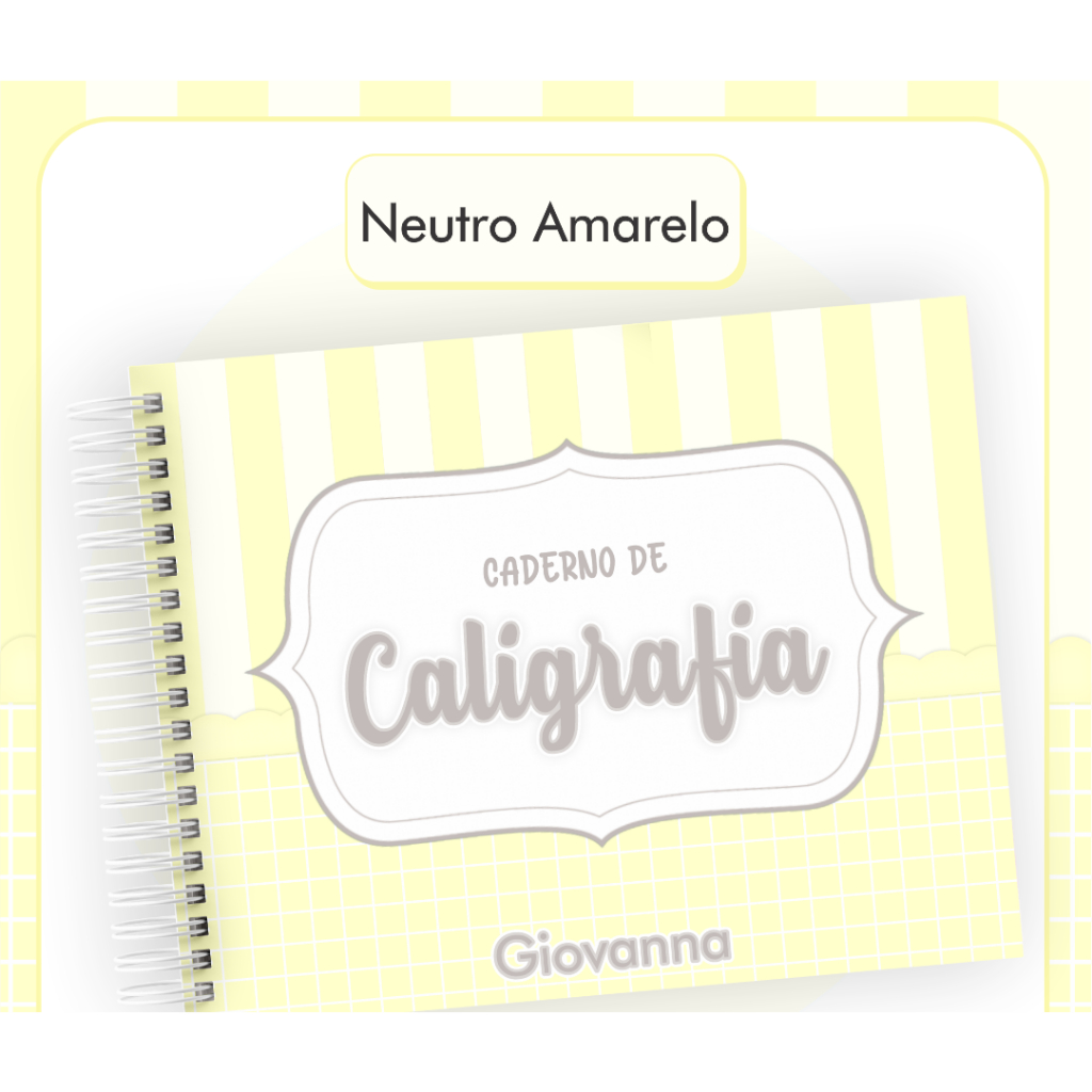 Caderno caligrafia 15X21 40 folhas horizontal em Oferta na Shopee