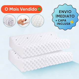 TRAVESSEIRO MAGNÉTICO ORTOPÉDICO CERVICAL PILLOW PREMIUM em Oferta na Shopee