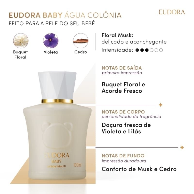 Eudora Baby Água Colônia 100ml